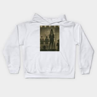 Trombonist (Study for "Circus Side Show") by Georges-Pierre Seurat Kids Hoodie